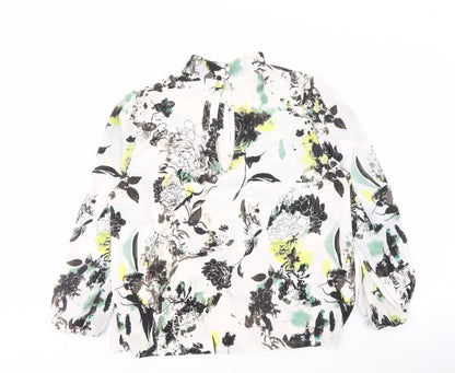 Womens UK Size 14 NEXT Multicoloured Basic Blouse