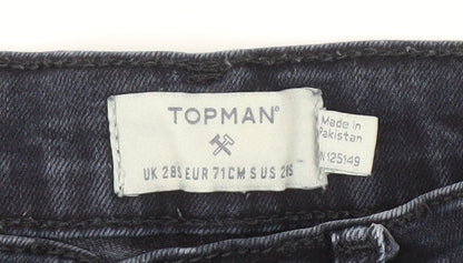 Mens UK Size S Topman  Skinny Blue Jeans