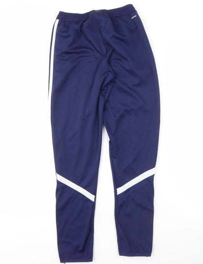 Adidas Boys Blue Track Pants, Size 12, Comfortable & Stylish