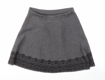 Womens UK Size L Adrienne Vittadini A-Line Knit Skirt