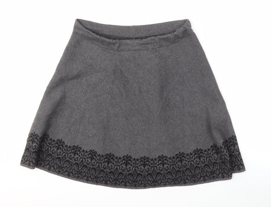Womens UK Size L Adrienne Vittadini A-Line Knit Skirt