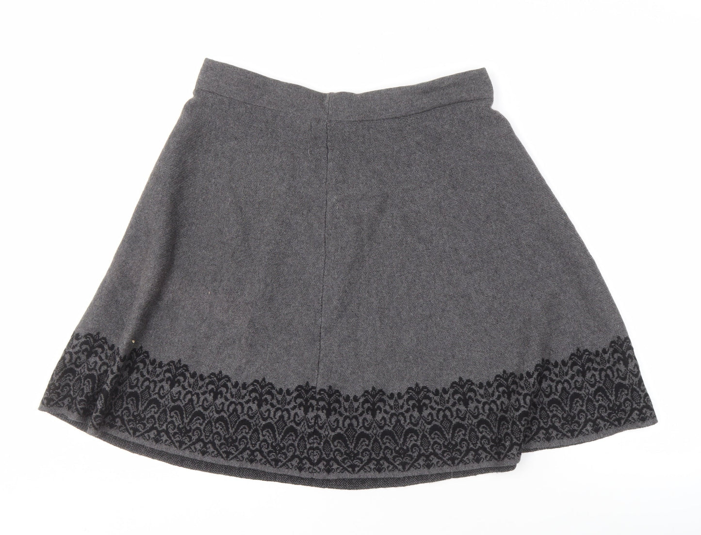 Womens UK Size L Adrienne Vittadini A-Line Knit Skirt