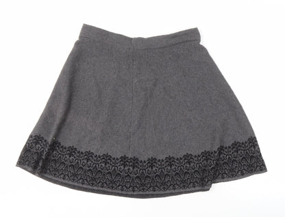 Womens UK Size L Adrienne Vittadini A-Line Knit Skirt