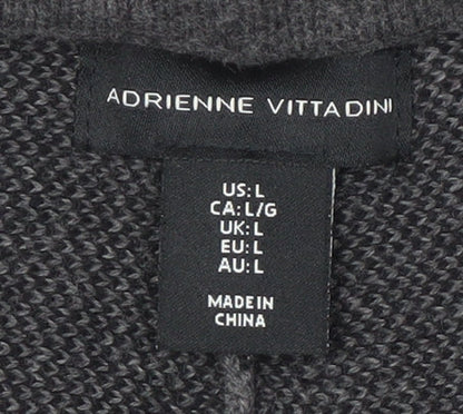 Womens UK Size L Adrienne Vittadini A-Line Knit Skirt