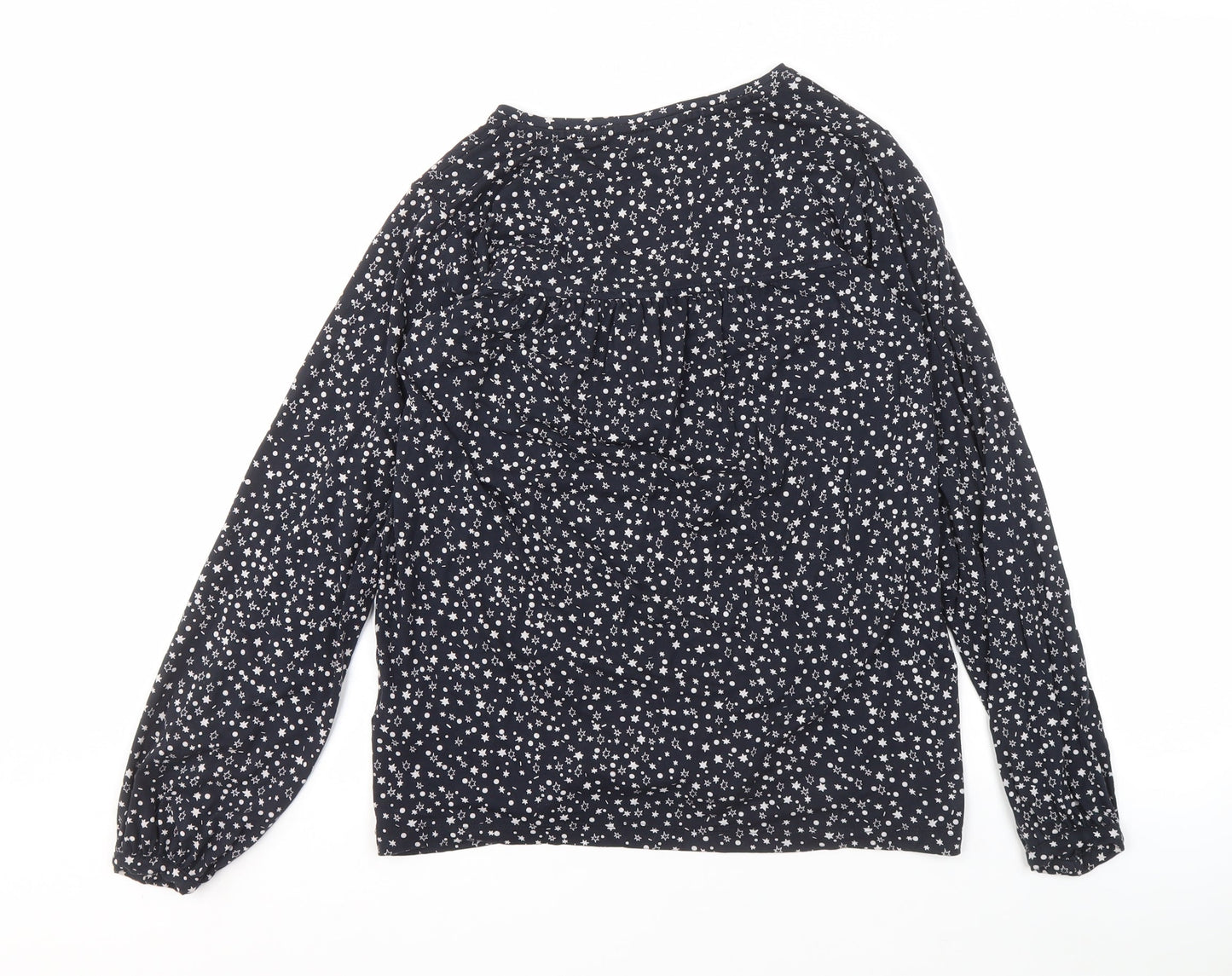 Womens UK Size 6 Joules Blue Basic Blouse