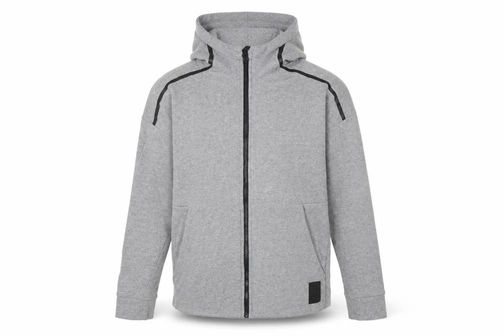 Mens UK Size S DKNY Grey Full Zip Hoodie