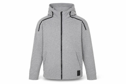 Mens UK Size S DKNY Grey Full Zip Hoodie