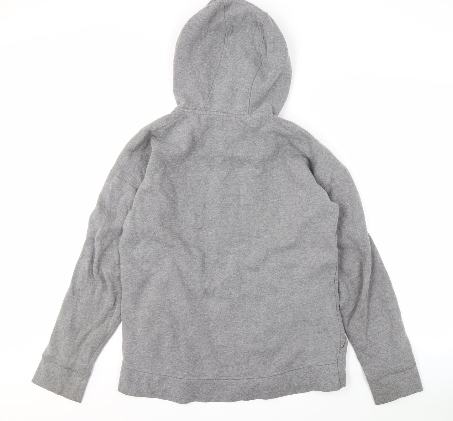 Mens UK Size S DKNY Grey Full Zip Hoodie