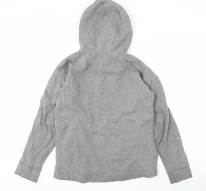 Mens UK Size S DKNY Grey Full Zip Hoodie