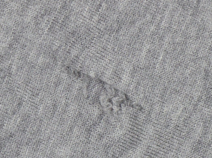 Tommy Hilfiger Men's Grey V-Neck Jumper XL