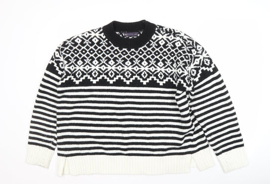 Womens UK Size L Marks and Spencer Black Pullover Jumper