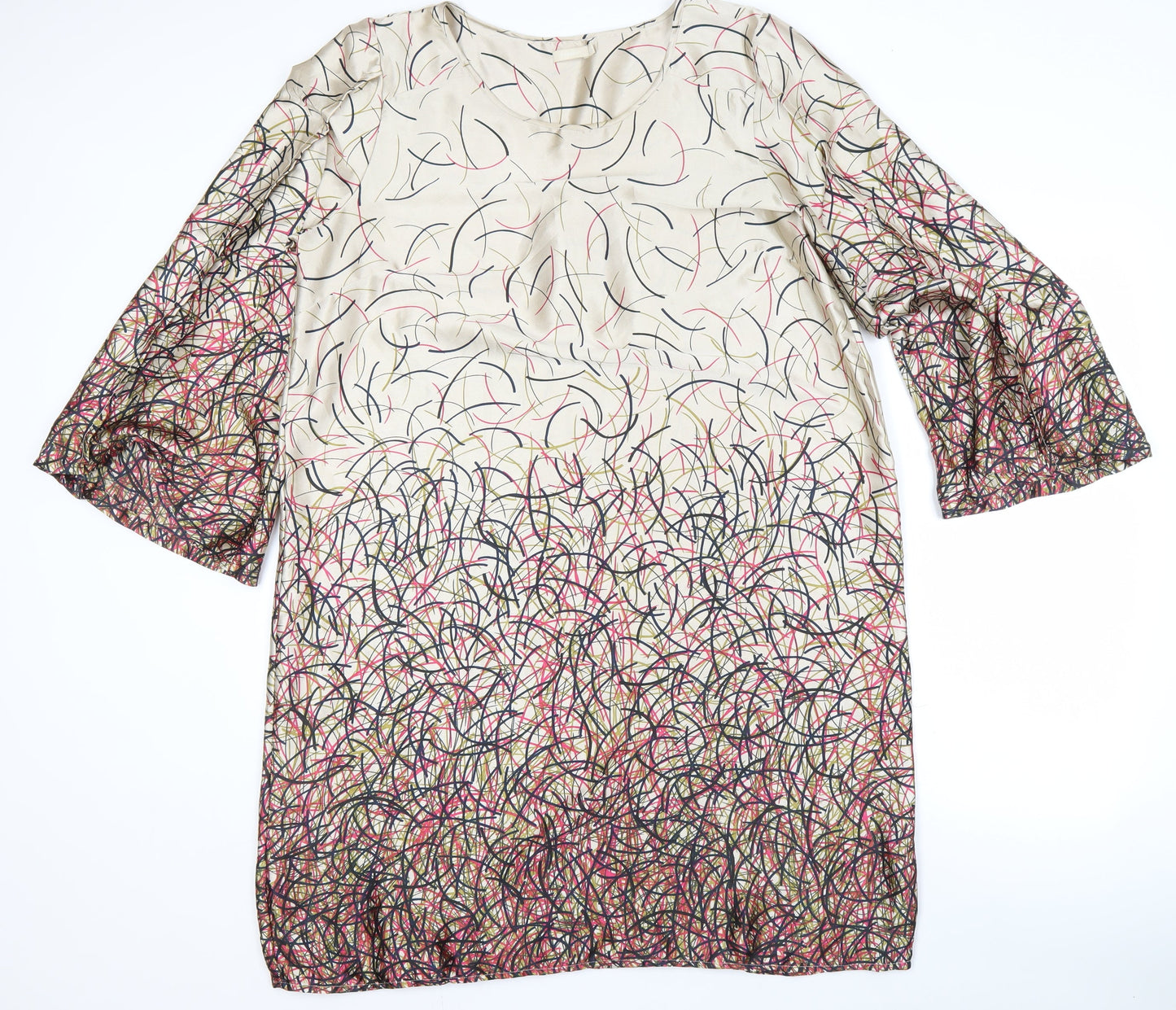 b.young Women's Multicoloured 3/4 Sleeve Dress