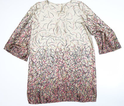 b.young Women's Multicoloured 3/4 Sleeve Dress