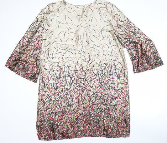 b.young Women's Multicoloured 3/4 Sleeve Dress