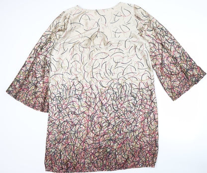 b.young Women's Multicoloured 3/4 Sleeve Dress