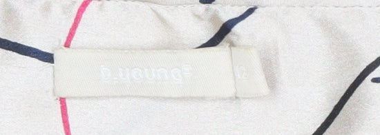 b.young Women's Multicoloured 3/4 Sleeve Dress