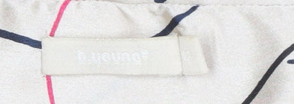 b.young Women's Multicoloured 3/4 Sleeve Dress