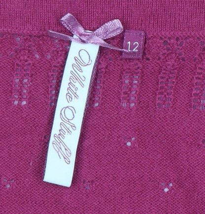 White Stuff Women's Pink Shift Dress Size 12