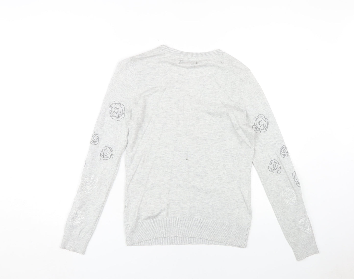 Womens UK Size 12 RJR John Rocha Grey Pullover Jumper