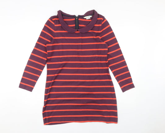 Boden Women's Multicoloured Striped Top, Size 12