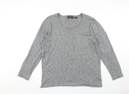 Womens UK Size M Billabong Grey Pullover Jumper
