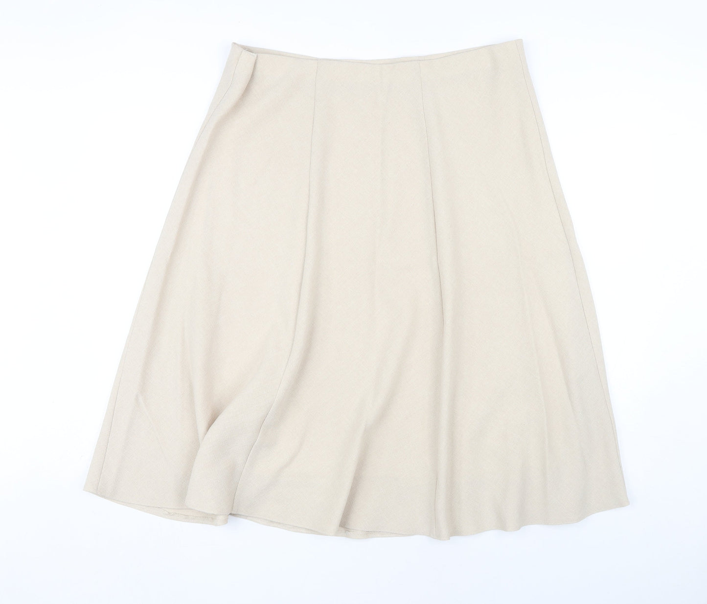 Honor Millburn Women's Beige Skirt Size 18 Polyester