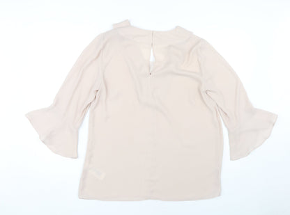 Jasper Conran Beige Women's Blouse Size 14