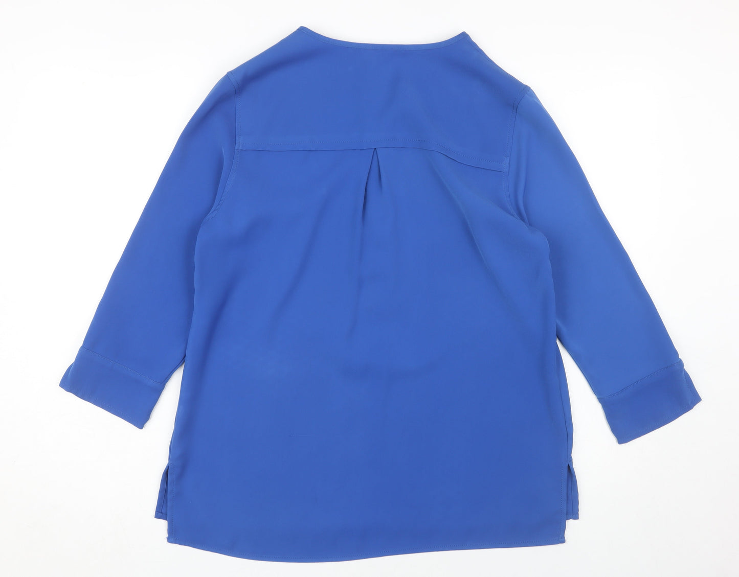 Jasper Conran Women's Blue 3/4 Sleeve Blouse, Size 10