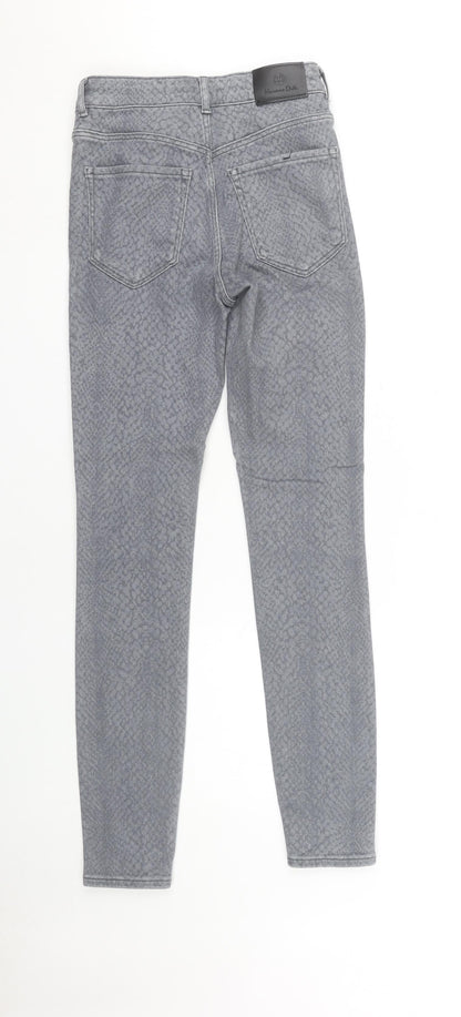 Massimo Dutti Women's Grey Skinny Jeans Size 6