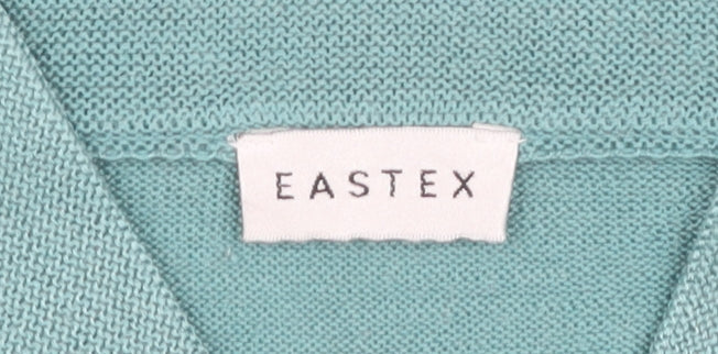Eastex Women's Blue Collared Jumper Size 16