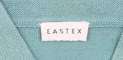 Eastex Women's Blue Collared Jumper Size 16