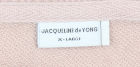Jacqueline de Yong Women's Beige Pullover XL