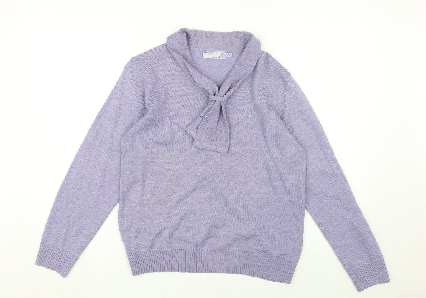 Womens UK Size M Honor Millburn Purple Pullover Jumper