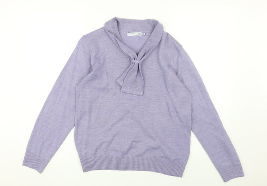 Honor Millburn Women's Purple Pullover Jumper Size M