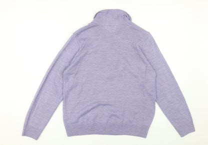 Womens UK Size M Honor Millburn Purple Pullover Jumper