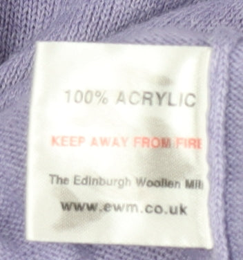 Womens UK Size M Honor Millburn Purple Pullover Jumper