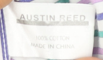 Mens UK Collar Size L Austin Reed Smart Multicoloured  Dress Shirt