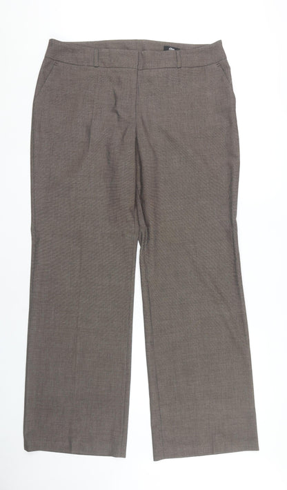 s.Oliver Women's Brown Dress Pants UK 20