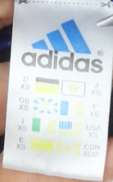 Adidas Men's Blue XS Windbreaker Jacket, Lightweight, Reflective