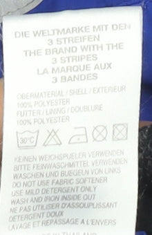 Adidas Men's Blue XS Windbreaker Jacket, Lightweight, Reflective