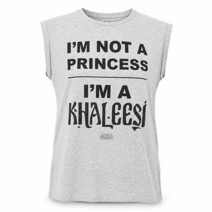 Womens UK Size 8 Game Of Thrones Grey Basic T-Shirt