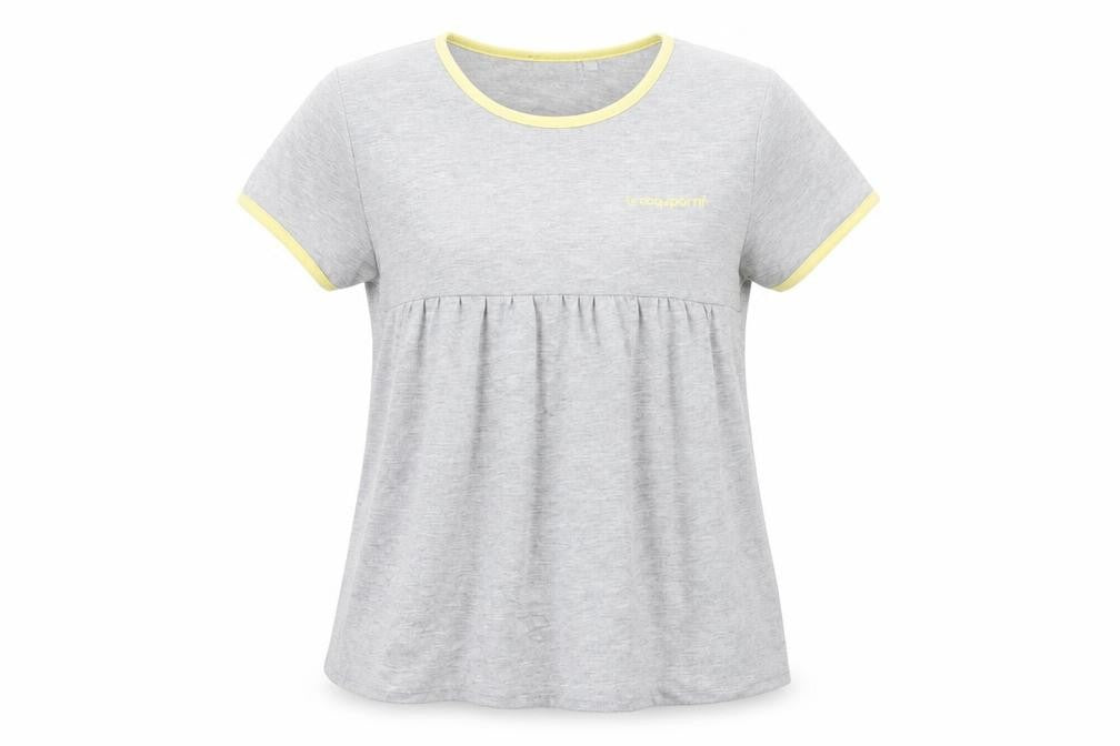 Womens UK Size L le coq sportif Grey Basic T-Shirt