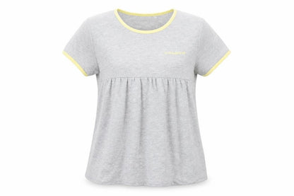 Womens UK Size L le coq sportif Grey Basic T-Shirt