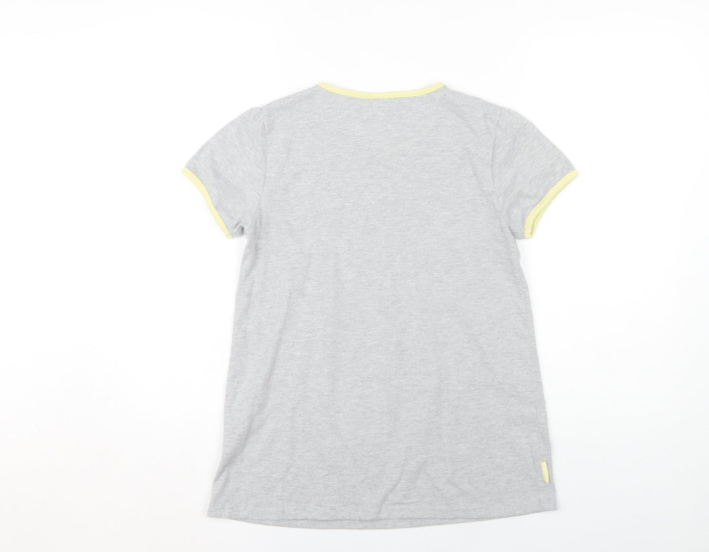 Womens UK Size L le coq sportif Grey Basic T-Shirt
