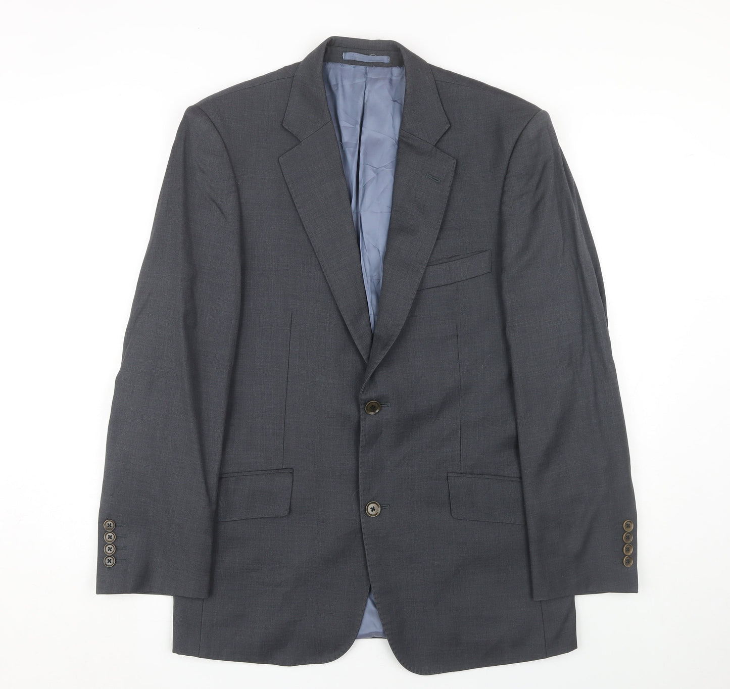 Austin Reed Men's Grey Blazer 38R Wool Formal Jacket