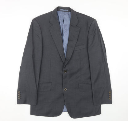 Austin Reed Men's Grey Blazer 38R Wool Formal Jacket