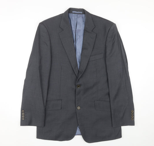 Austin Reed Men's Grey Blazer 38R Wool Formal Jacket