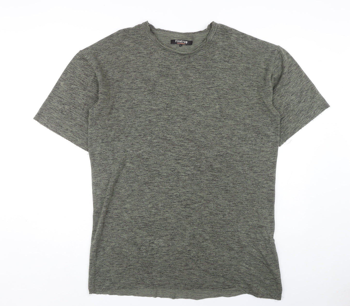 Firetrap Grey Jersey T-Shirt - Unisex Adults L