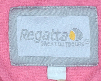 Regatta Girls' Pink Lightweight Sweatshirt - Size 10 Years