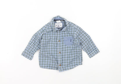 Jasper Conran Junior Boys Multicoloured Check Button-Up 6-9M